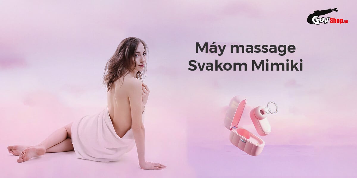 Cung cấp Máy massage Svakom Mimiki hình tai nghe bú hút điều khiển qua app giá rẻ