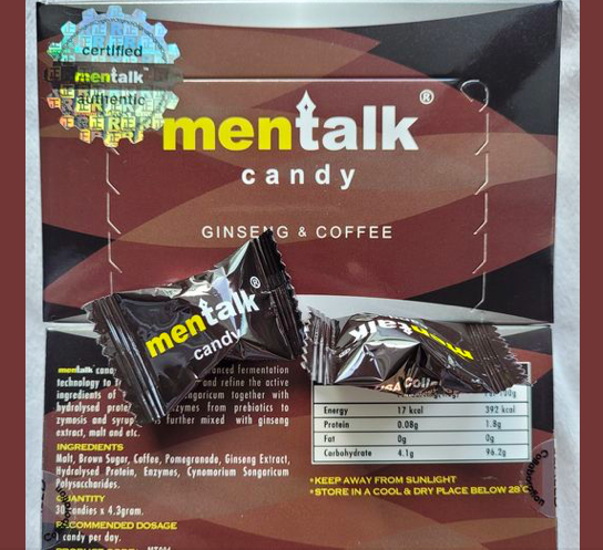Kẹo nhân sâm Mentalk Candy tăng cường sinh lý ông ngậm bà khen bùa yêu