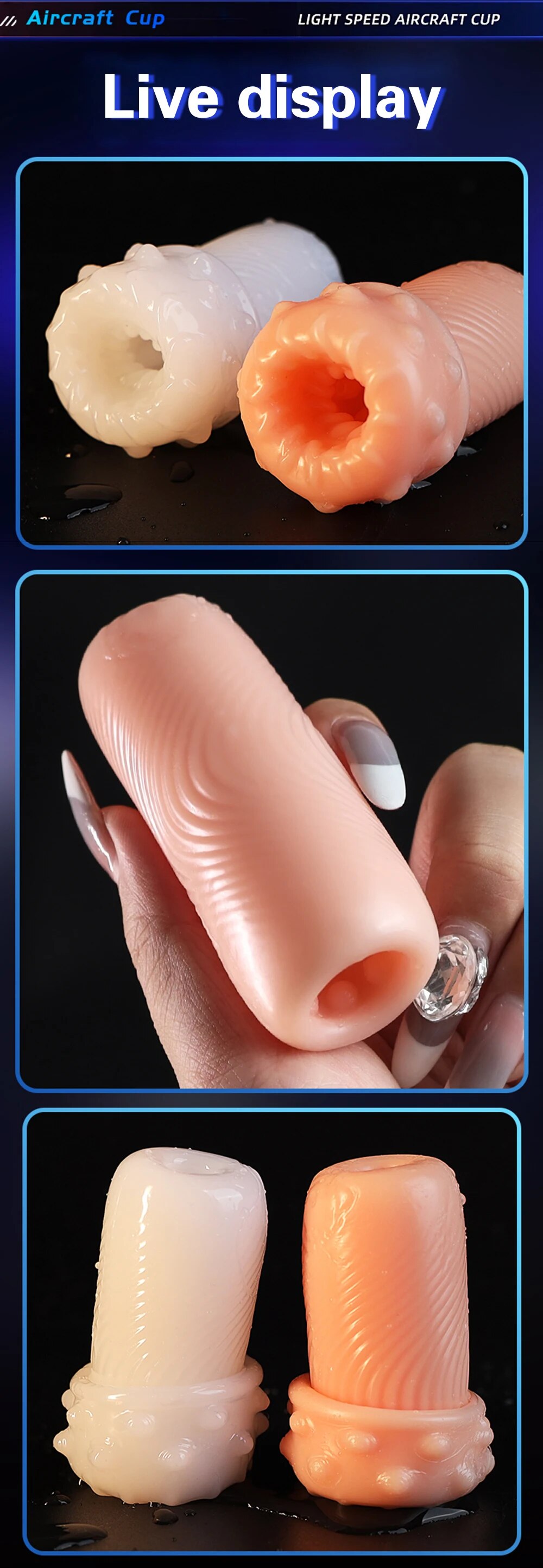  Cửa hàng bán Ống silicon cầm tay tự sướng thủ dâm tập luyện kéo dài thời gian quan hệ hàng xách tay