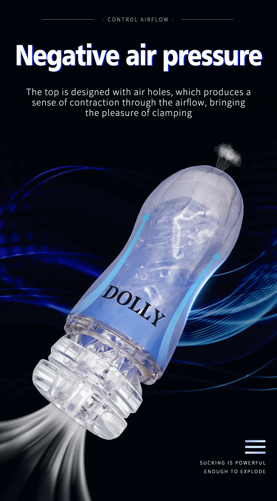 Review Cốc thủ dâm trong suốt Dolly silicon siêu mềm cao cấp