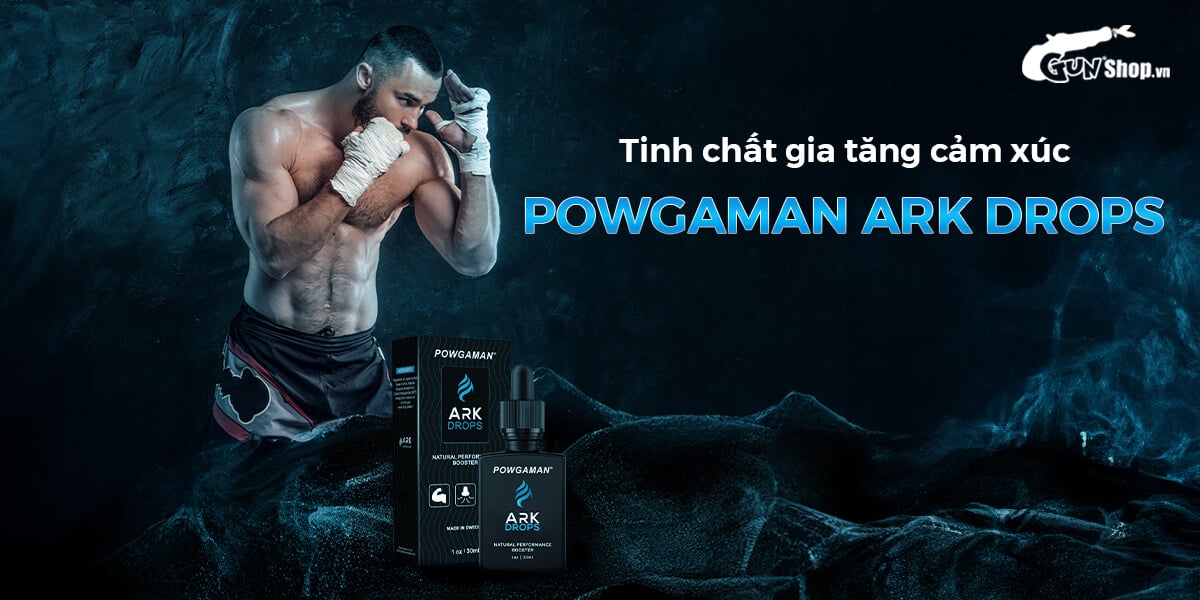 Địa chỉ bán Tinh chất gia tăng cảm xúc Powgaman Ark Drops - Chai 30ml giá rẻ