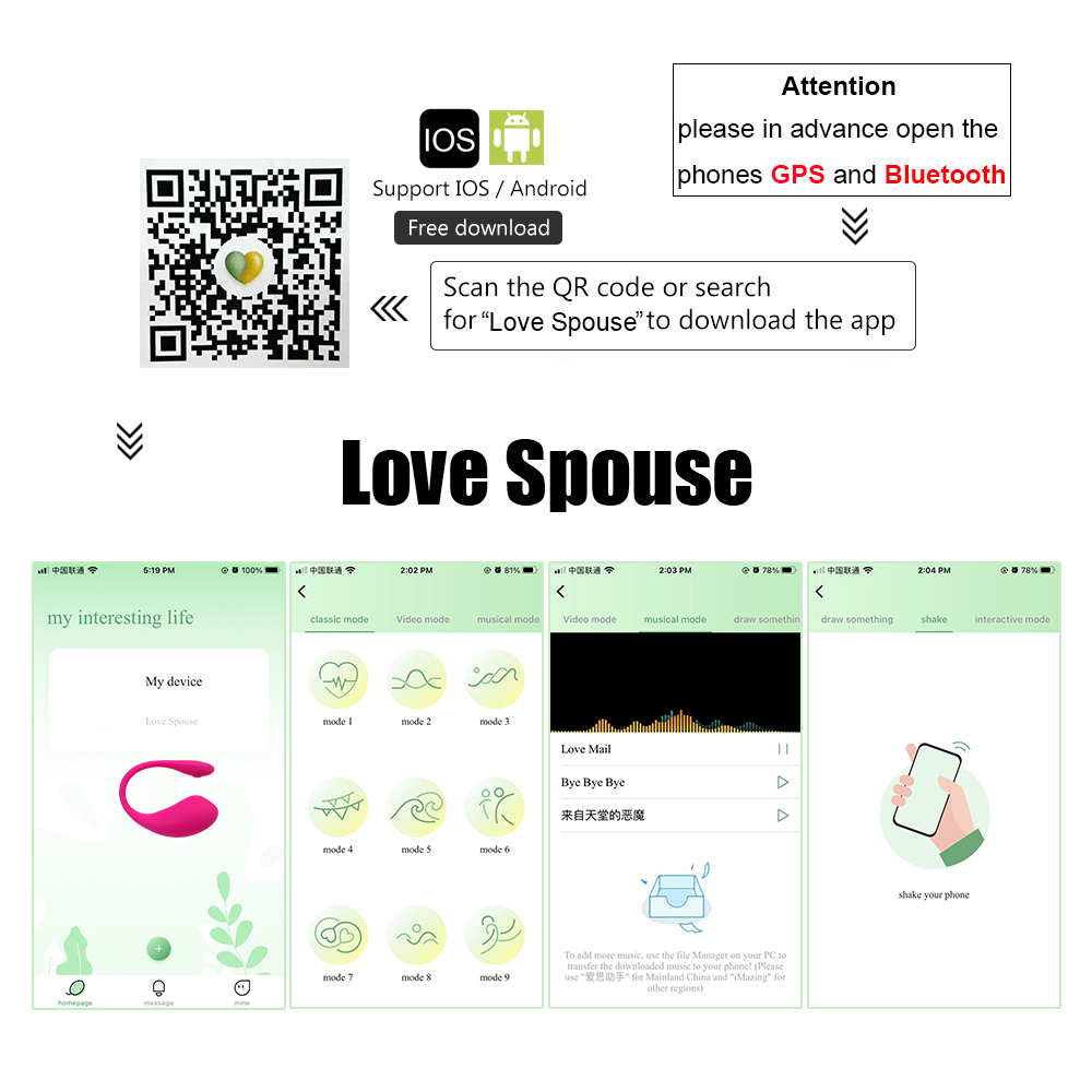 Giá sỉ Trứng rung tình yêu Love Spouse gắn quần chip điều khiển từ xa qua app điện thoại hàng mới về