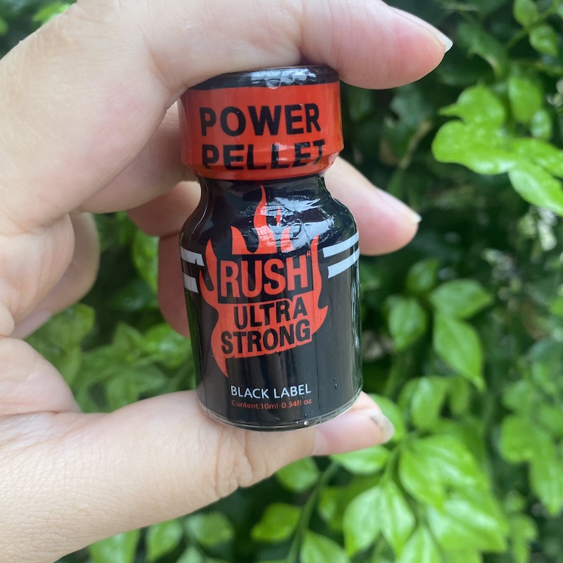 Popper Rush Ultra Strong Black Label 10ml chính hãng Mỹ poppers gay sex