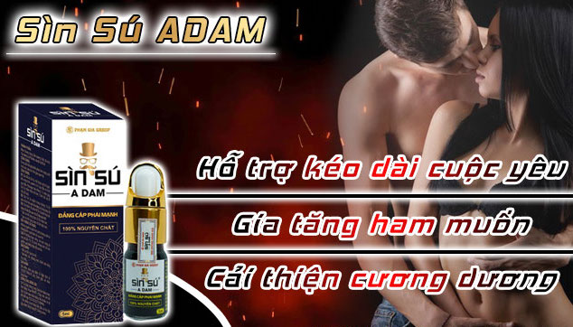 Cao sìn sú Adam chính hãng dạng chai xịt thảo dược Ê Đê Việt Nam