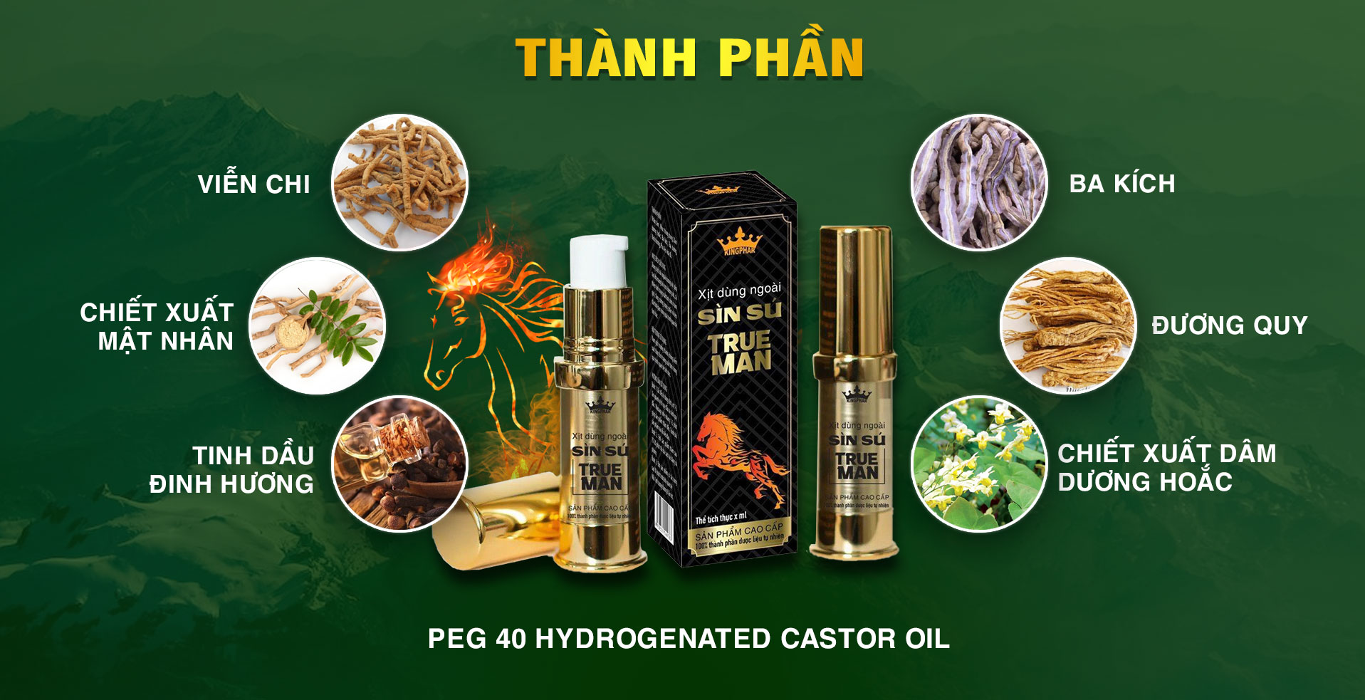 Bảng giá Sìn sú True Man 5ml chính hãng hàng mới về