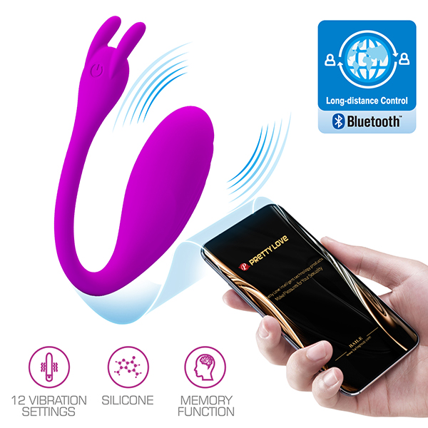 Đánh giá Trứng rung 2 đầu Pretty Love Catalina điều khiển qua App bluetooth smartphone hàng mới về