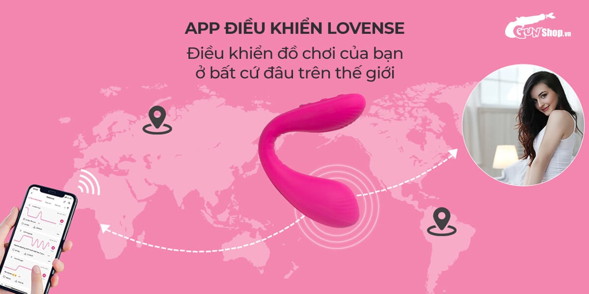 Phân phối Trứng rung 2 đầu Lovense Dolce điều khiển qua app ứng dụng điện thoại chính hãng