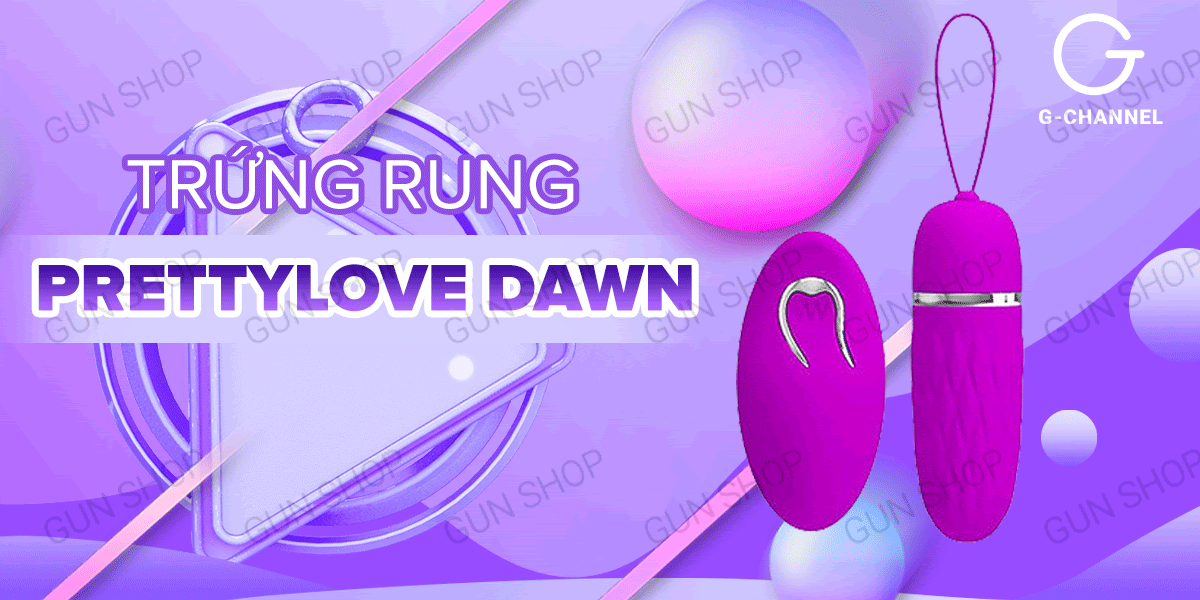  Nơi bán Trứng rung điều khiển không dây pin - Pretty Love Dawn hàng mới về