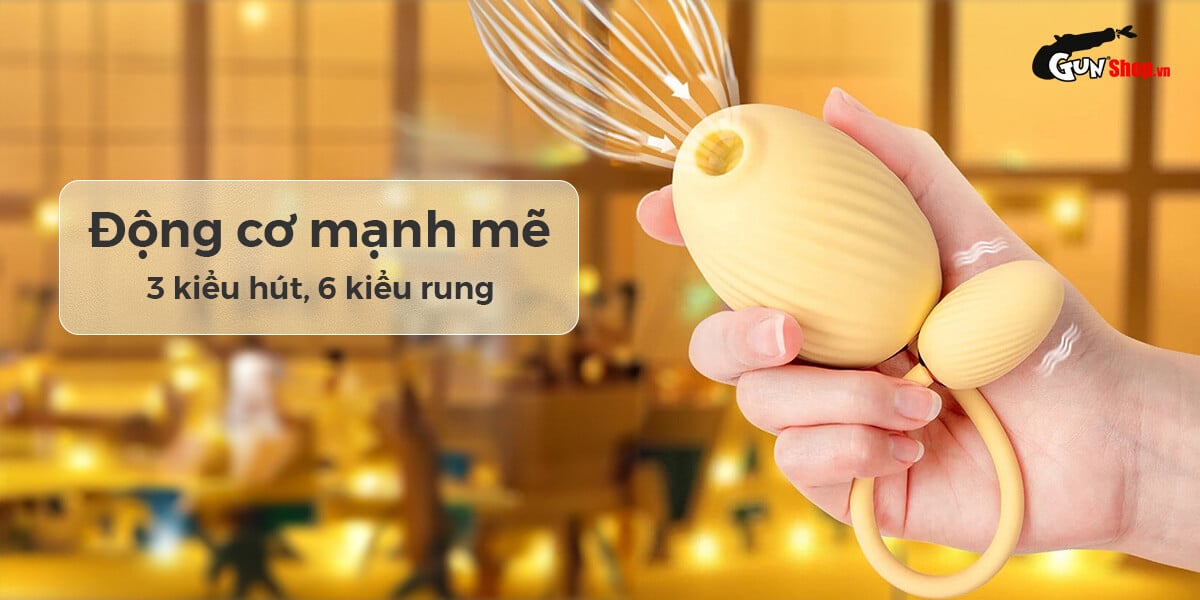  Đánh giá Trứng rung 2 đầu Svakom Zemalia Gigi rung bú hút kích thích điểm G có tốt không?