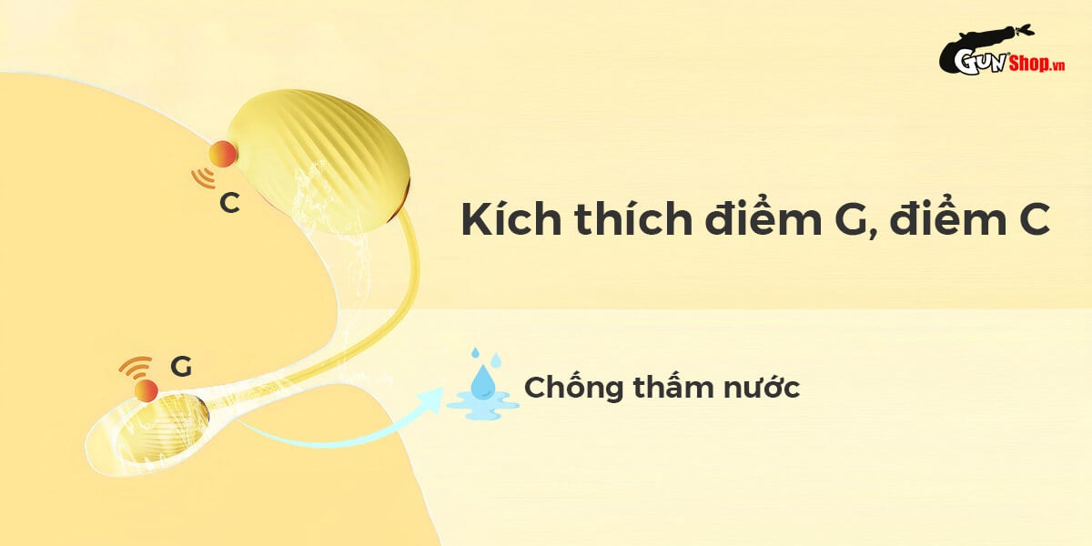  Phân phối Trứng rung 2 đầu Svakom Zemalia Gigi rung bú hút kích thích điểm G loại tốt